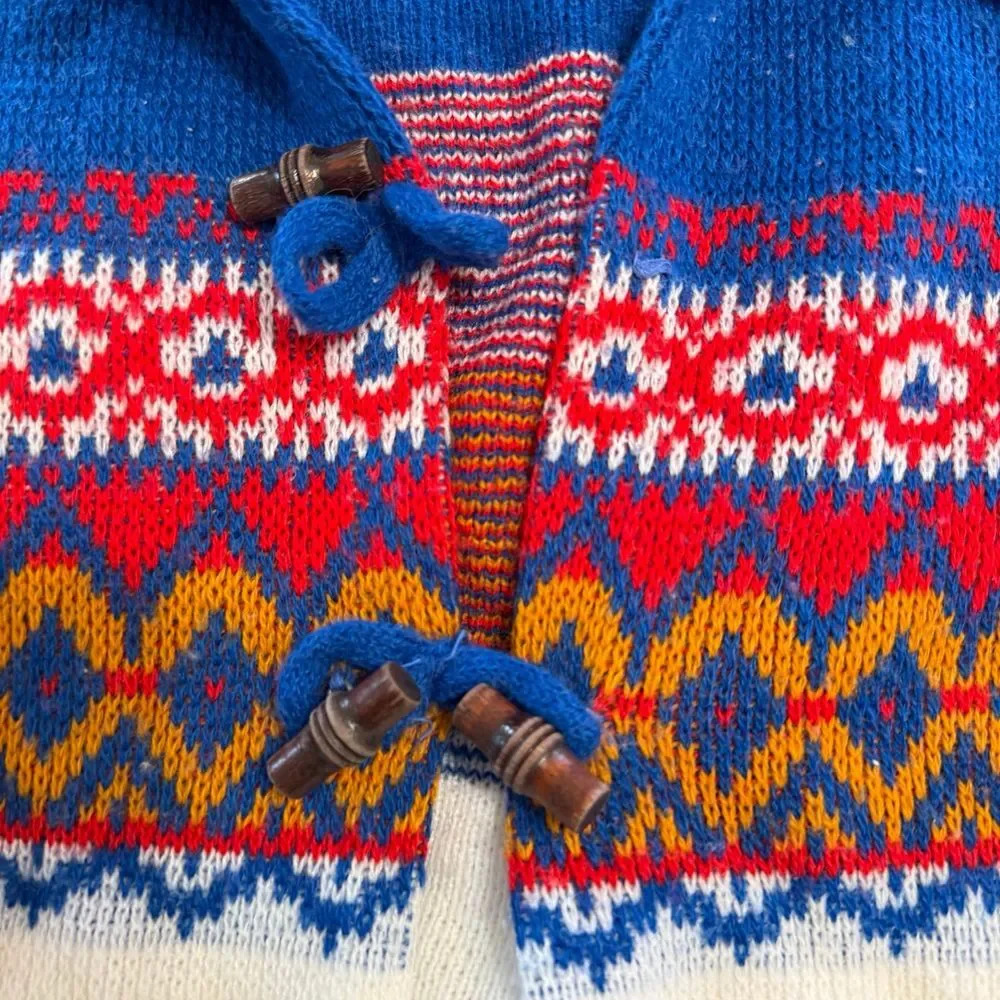 Vintage sears kids‎ knit sweater 4/5